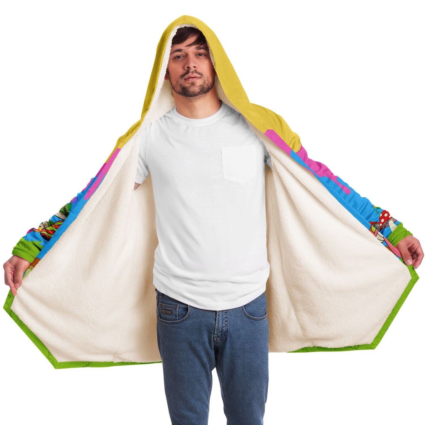 Mushroom Hooded Cloak Rave