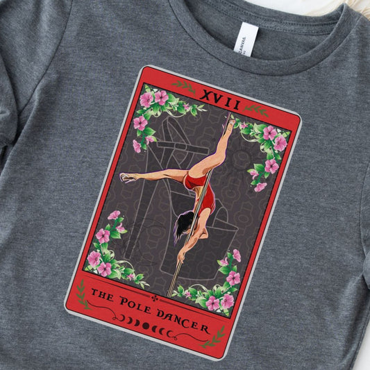 Pole Dance Wear Tarot Card Shirt