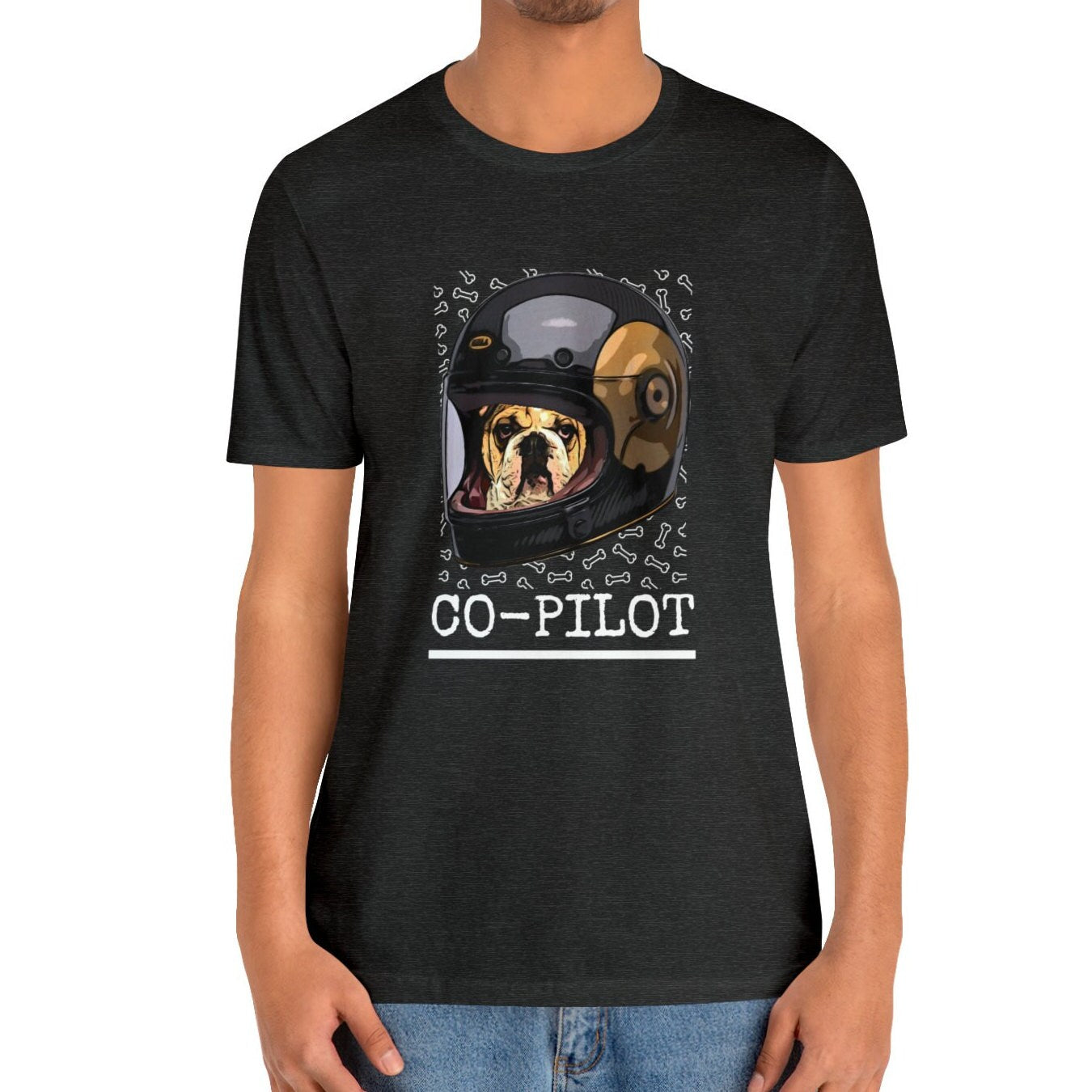 Bulldog "Dog is My Copilot" Shirt