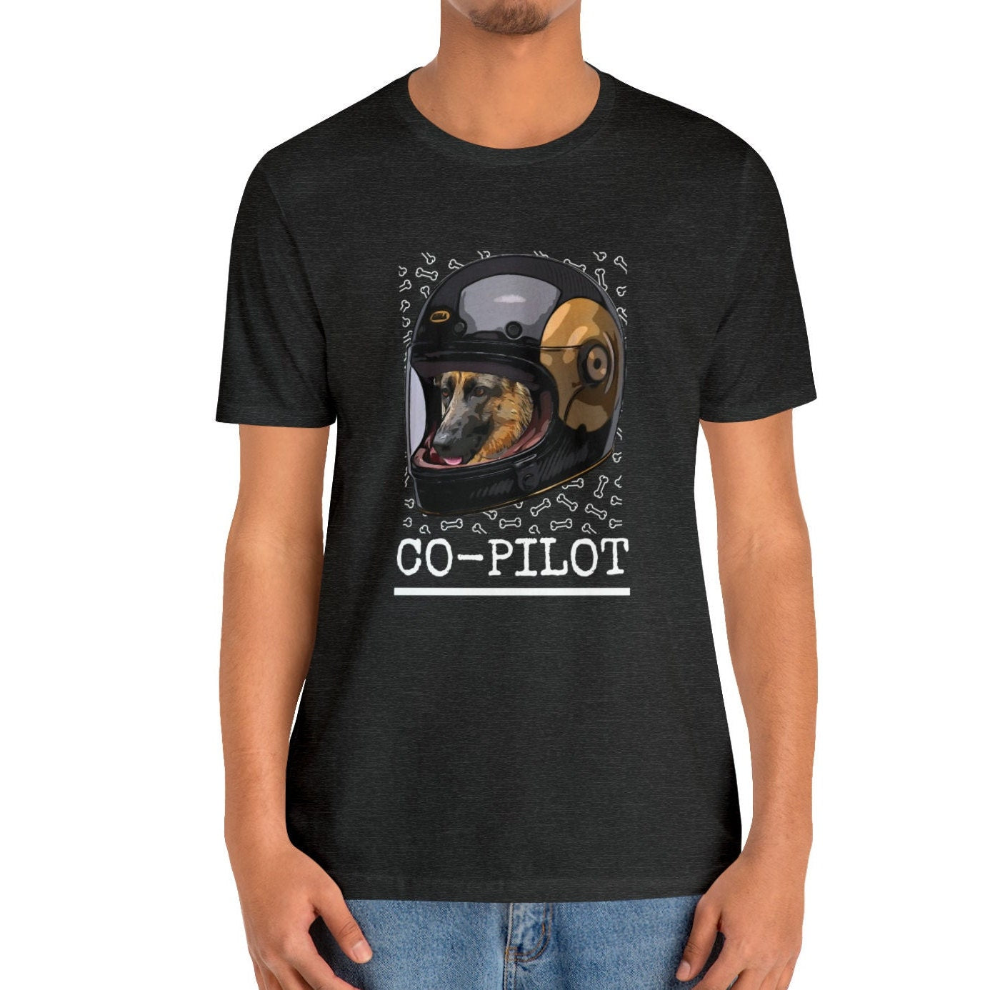 German Shepherd "Dog is My Co-pilot" Shirt