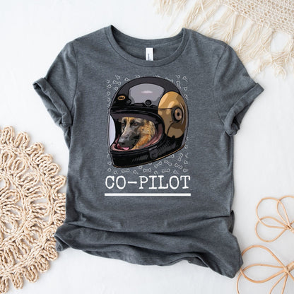 German Shepherd "Dog is My Co-pilot" Shirt