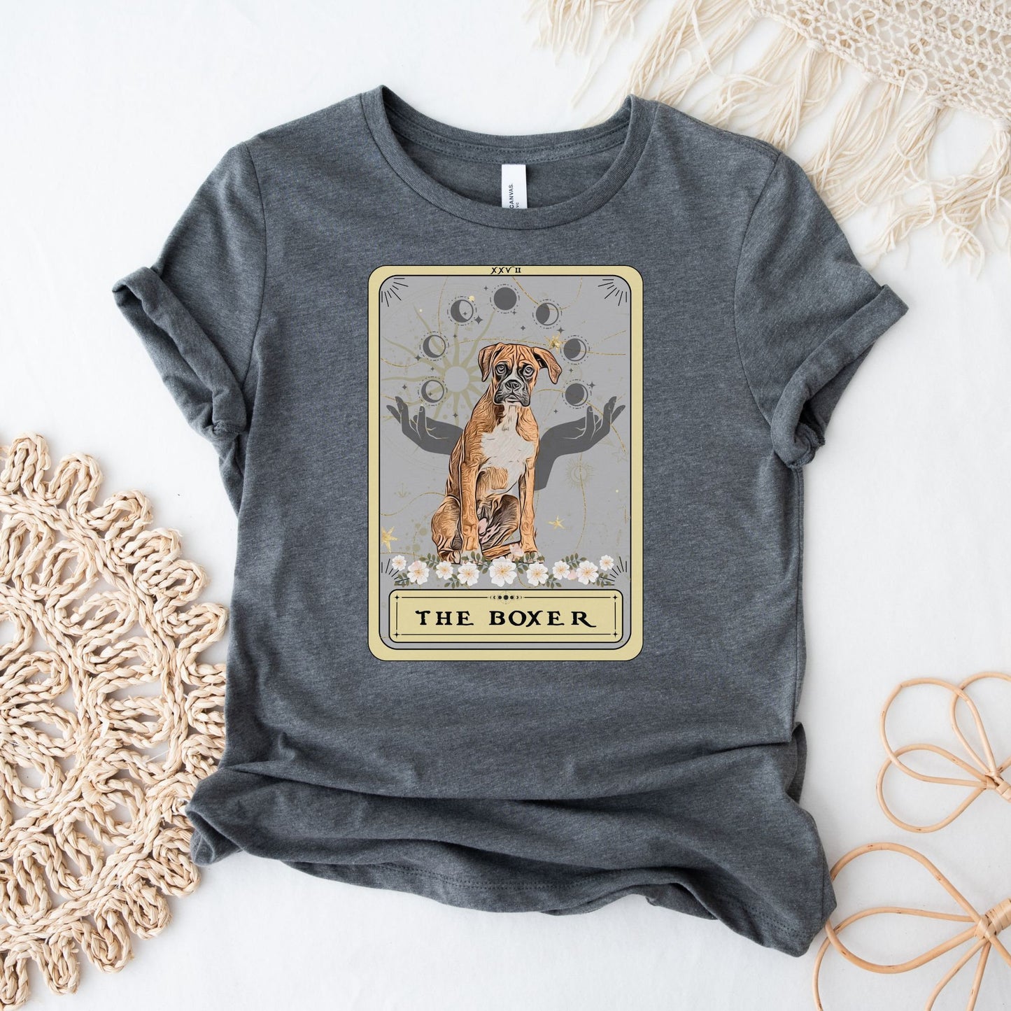 Boxer Dog Tarot Card Shirt