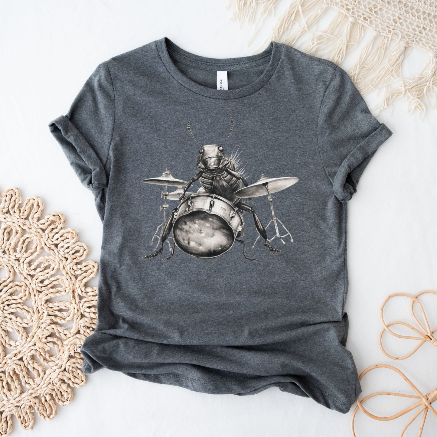 Cockroach Playing Drums Shirt