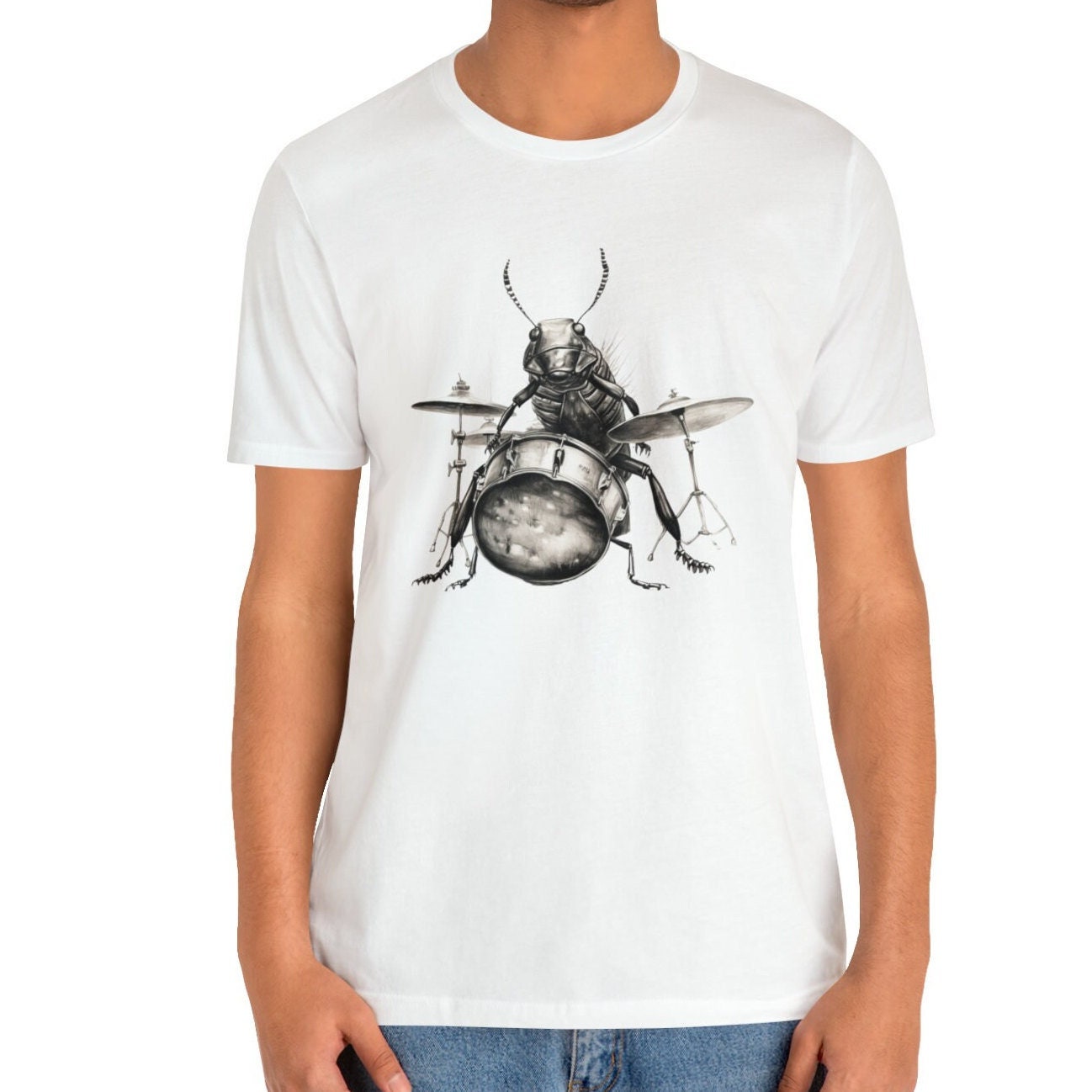 Cockroach Playing Drums Shirt