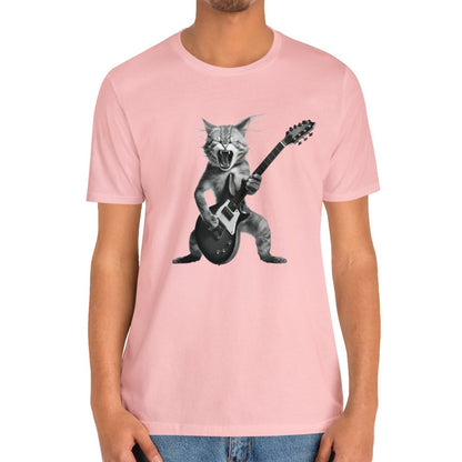 Cat Playing Guitar Shirt