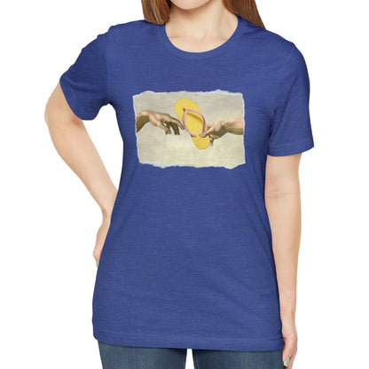 The Creation Of Flip Flop Shirt