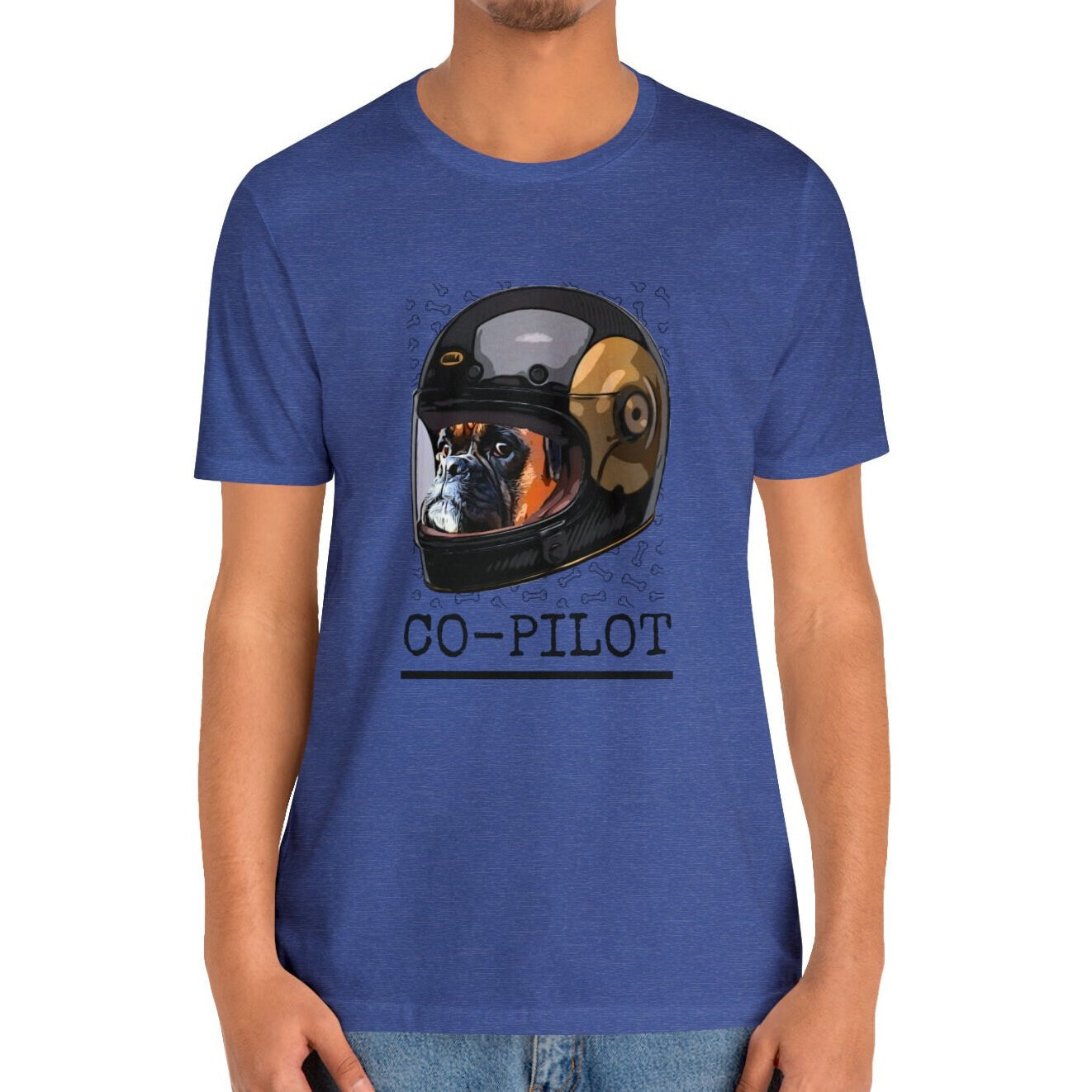 Boxer Dog Shirt "Dog is My Co-pilot"