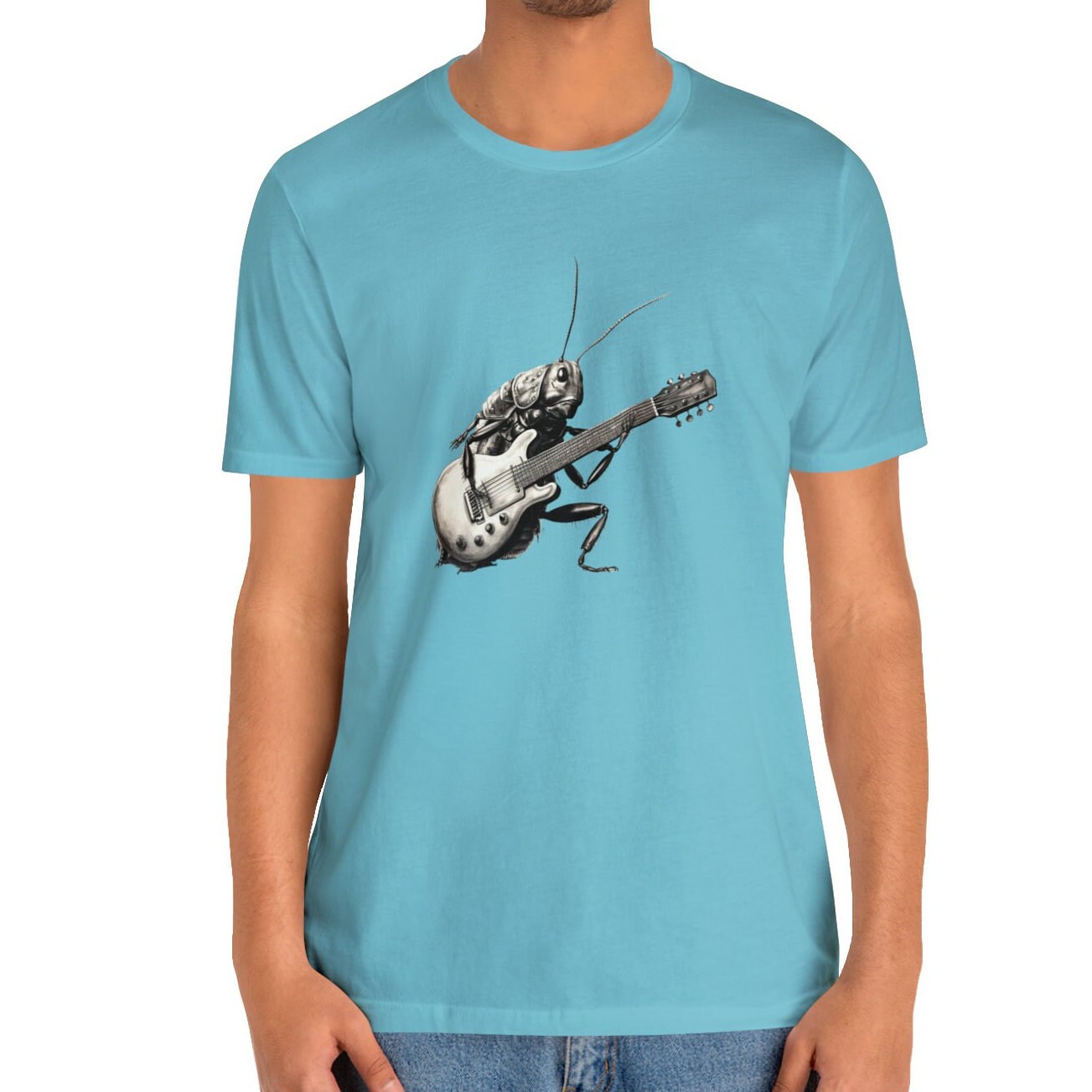 Cockroach Playing Guitar Shirt