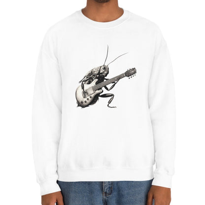 Cockroach Playing Guitar Sweatshirt