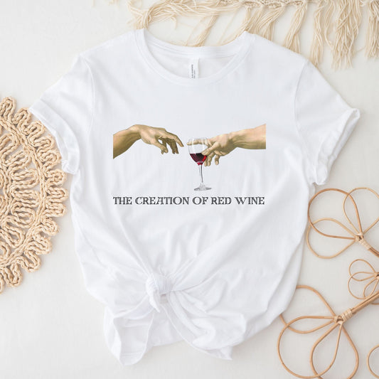 The Creation Of Red Wine t-shirt