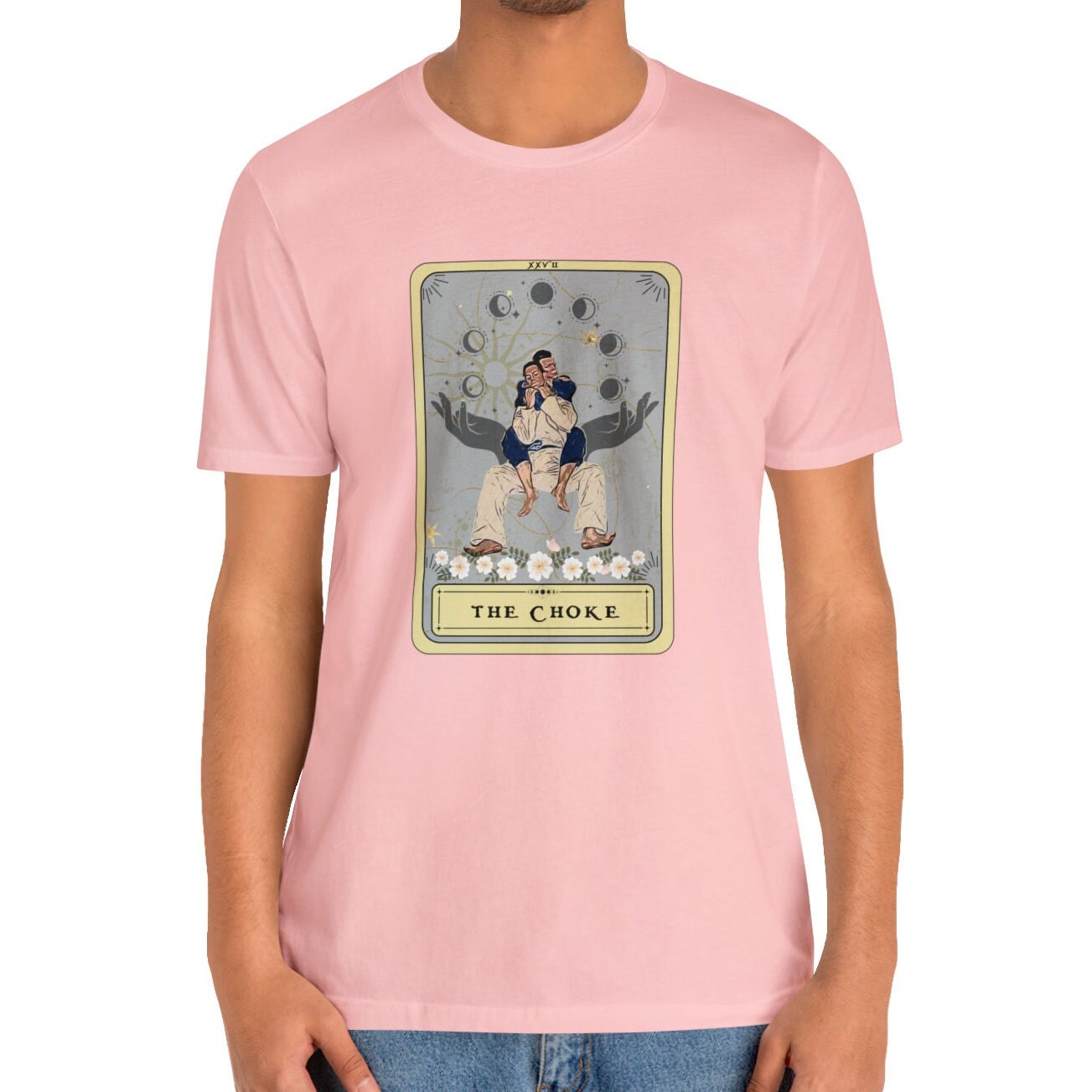 Naked Choke Jiu Jitsu Tarot Card T-Shirt