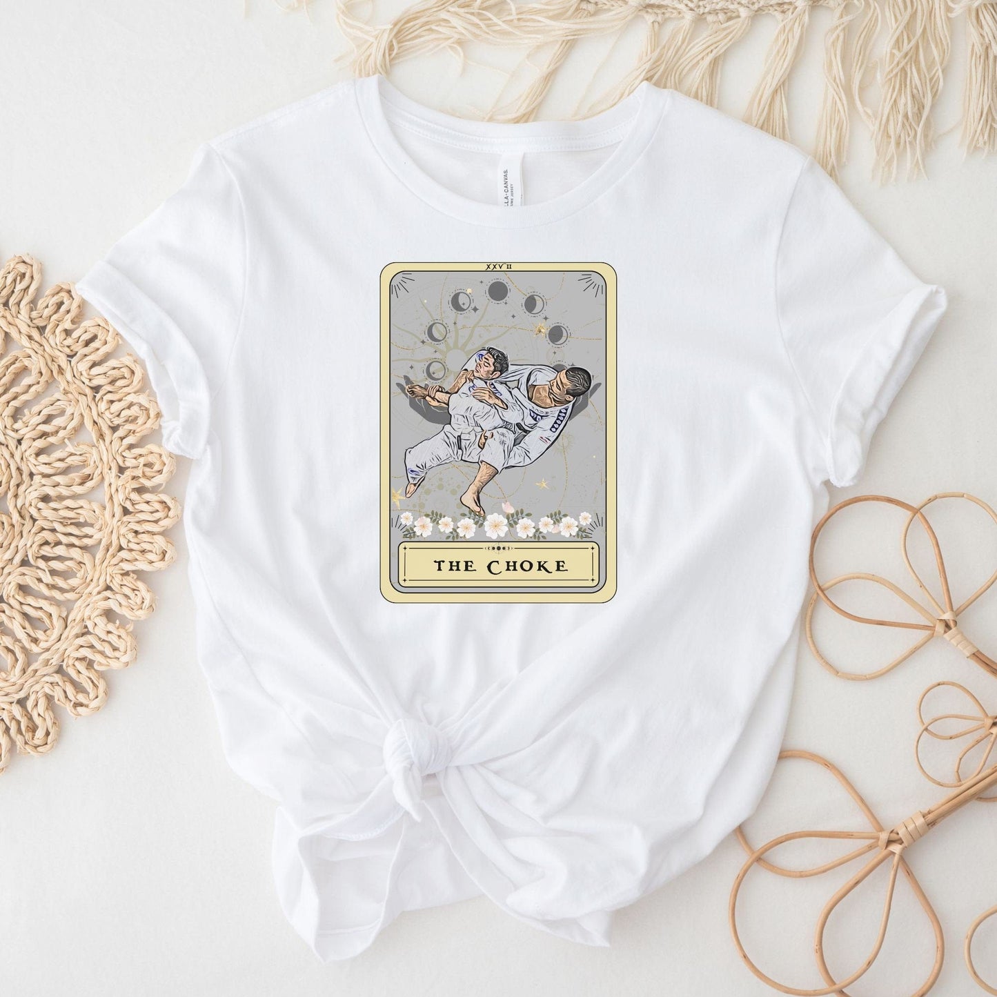 Triangle Choke Jiu Jitsu Tarot Card Shirt