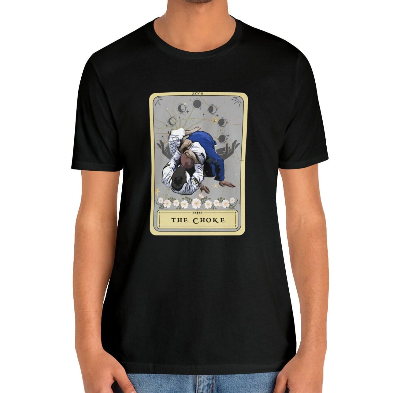 Triangle Choke Jiu Jitsu Tarot Card T-Shirt