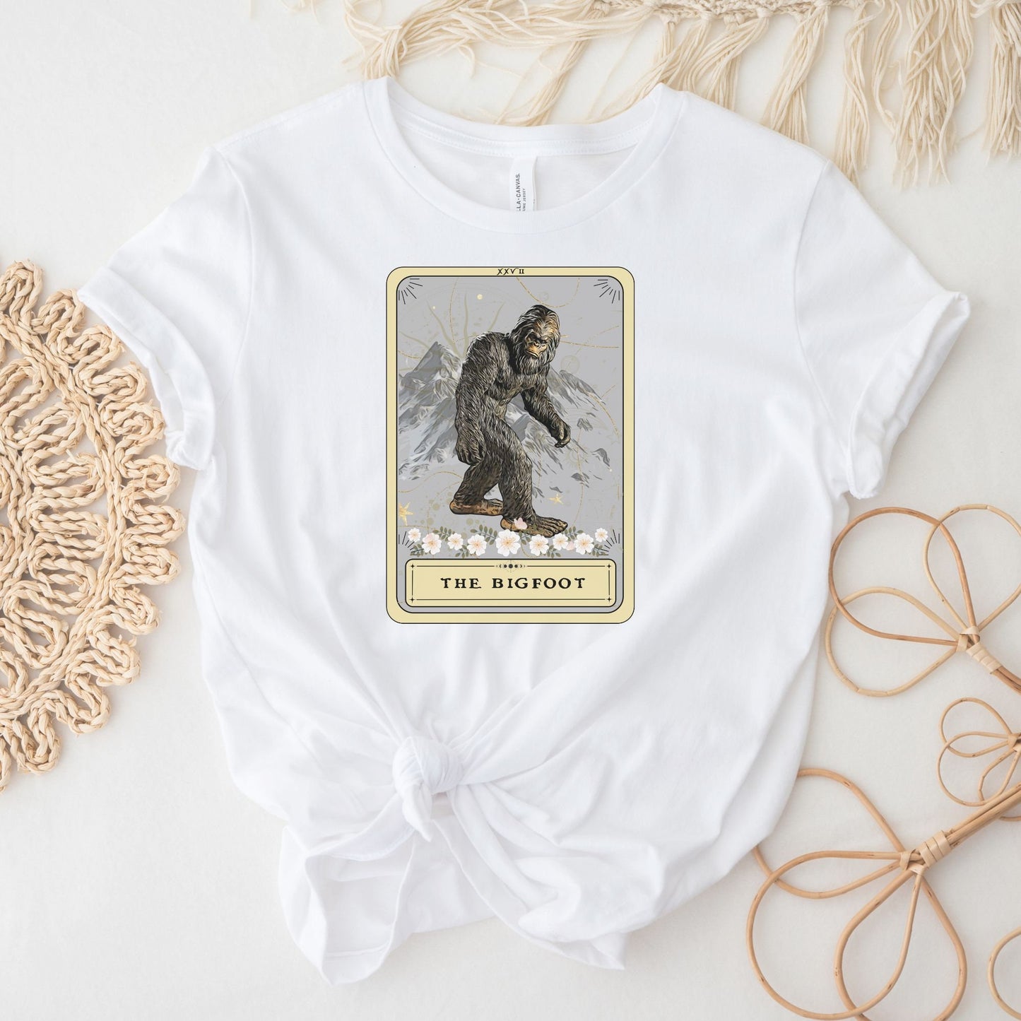 Bigfoot Tarot Card Shirt