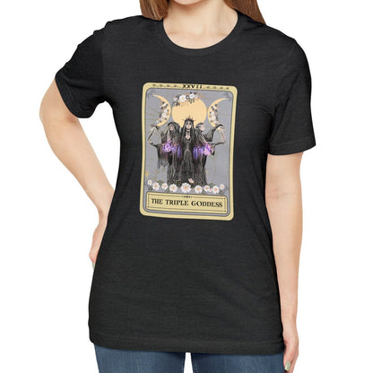 Hecate Triple Moon Goddess Tarot Card Shirt