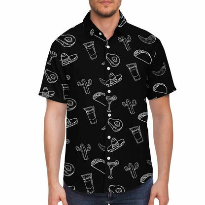 Mexican Food Button Down Shirt