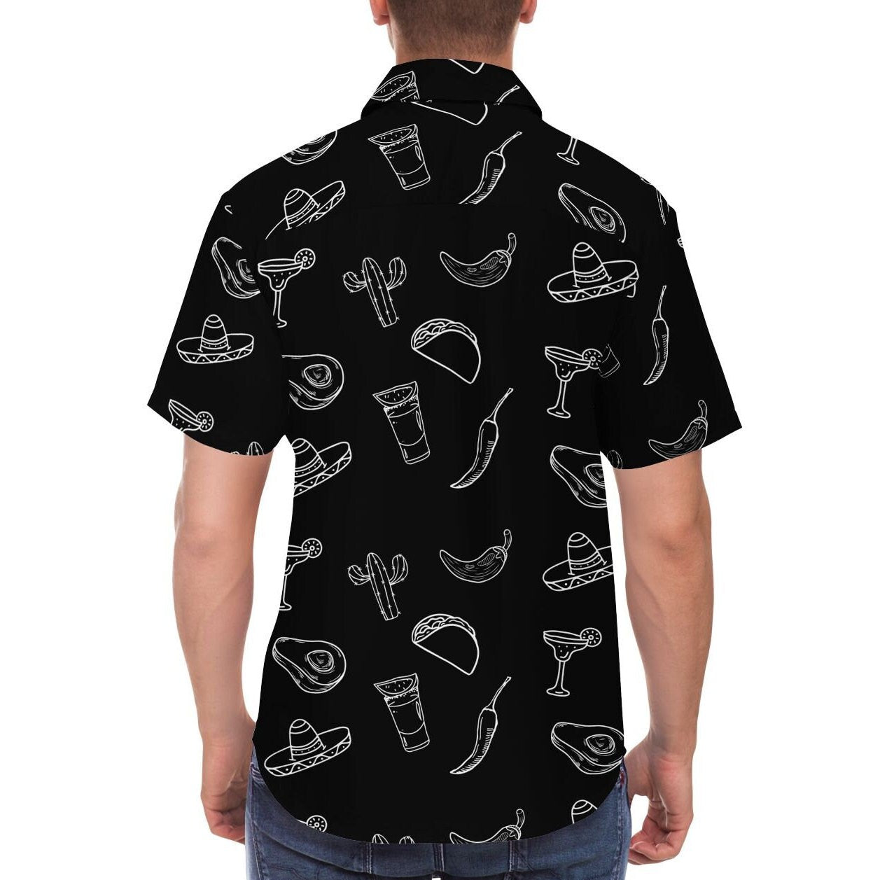 Mexican Food Button Down Shirt