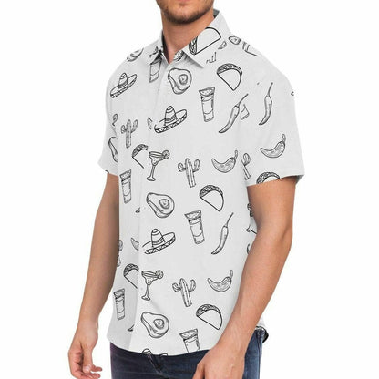 Mexican Food Button Down Shirt