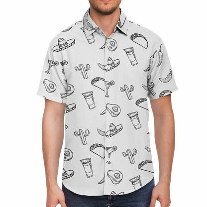 Mexican Food Button Down Shirt