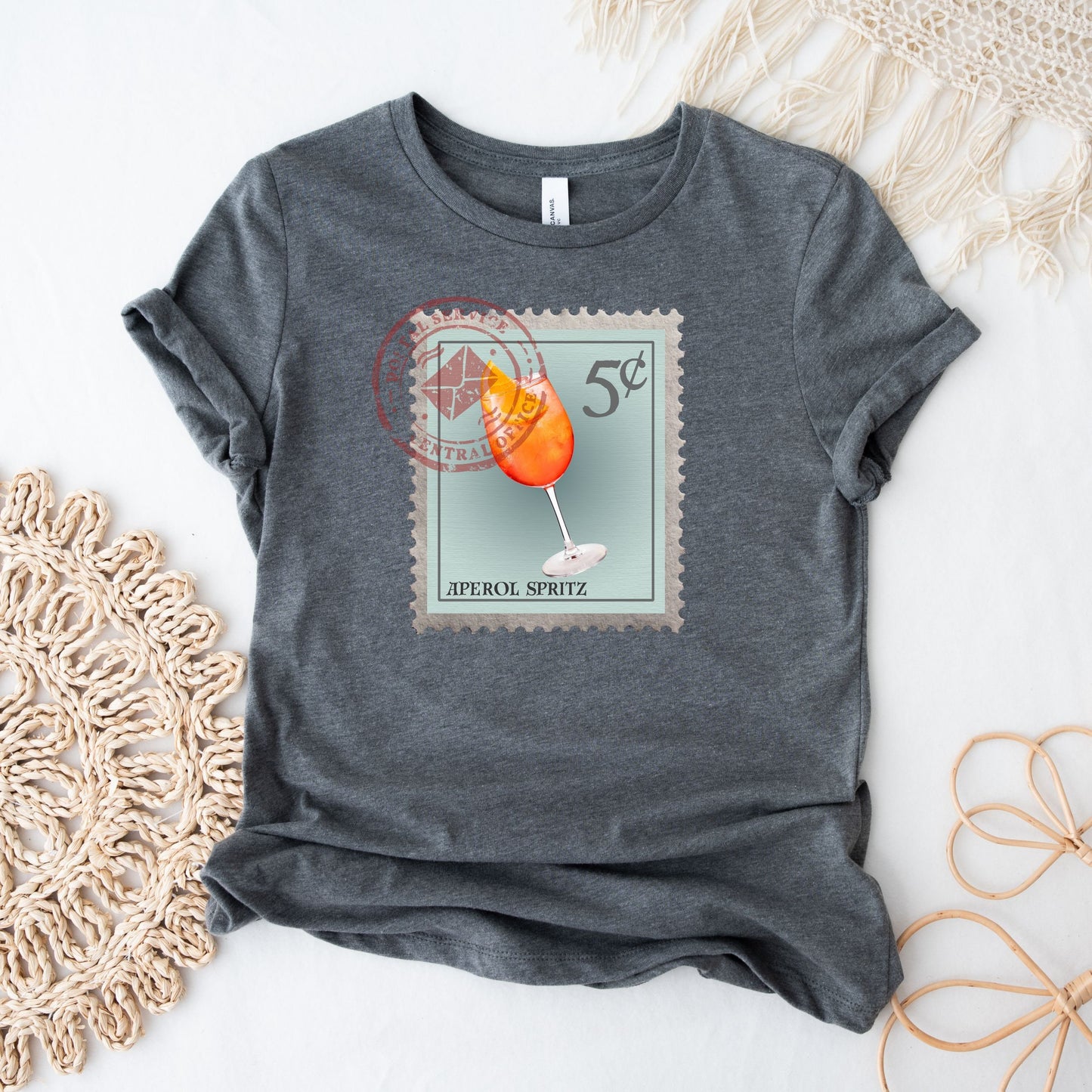 Aperol Spritz Postage Stamp Shirt