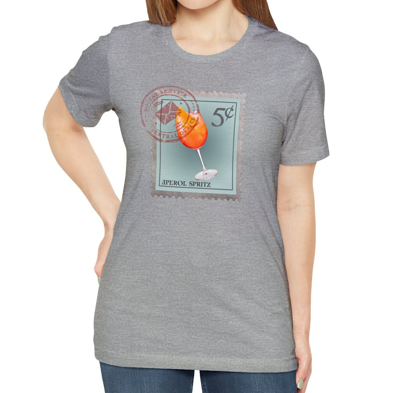 Aperol Spritz Postage Stamp Shirt