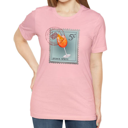 Aperol Spritz Postage Stamp Shirt