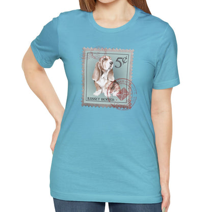 Basset Hound Postage Stamp Shirt