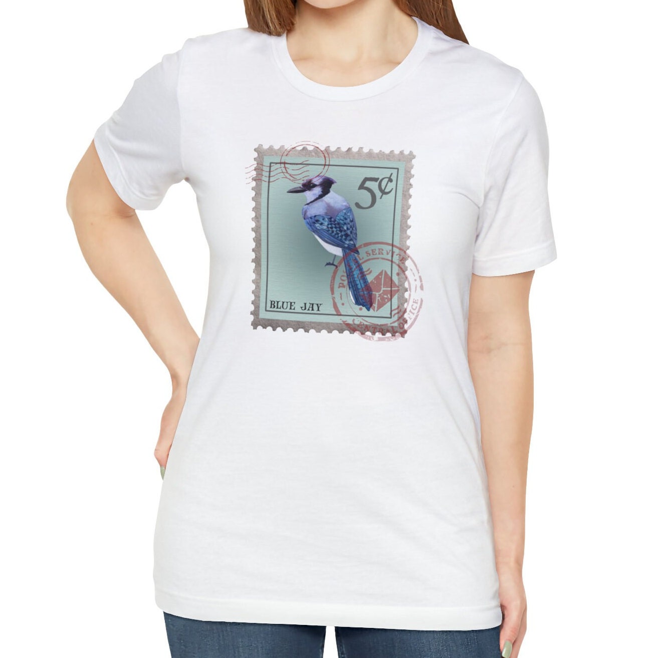 Blue Jay Postage Stamp Shirt