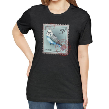 Budgie Postage Stamp Shirt