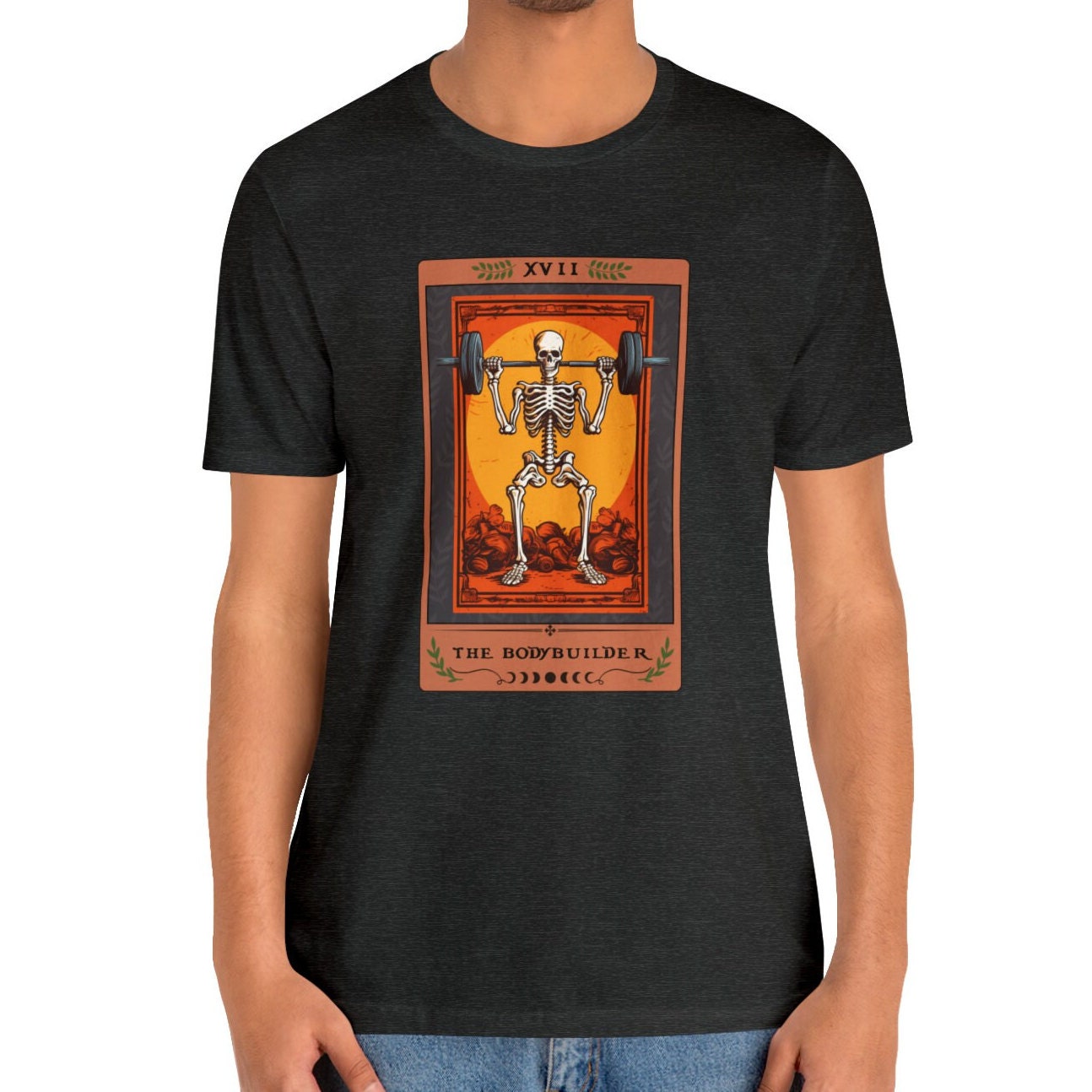 The Bodybuilder Tarot Card Shirt, Weightlifting