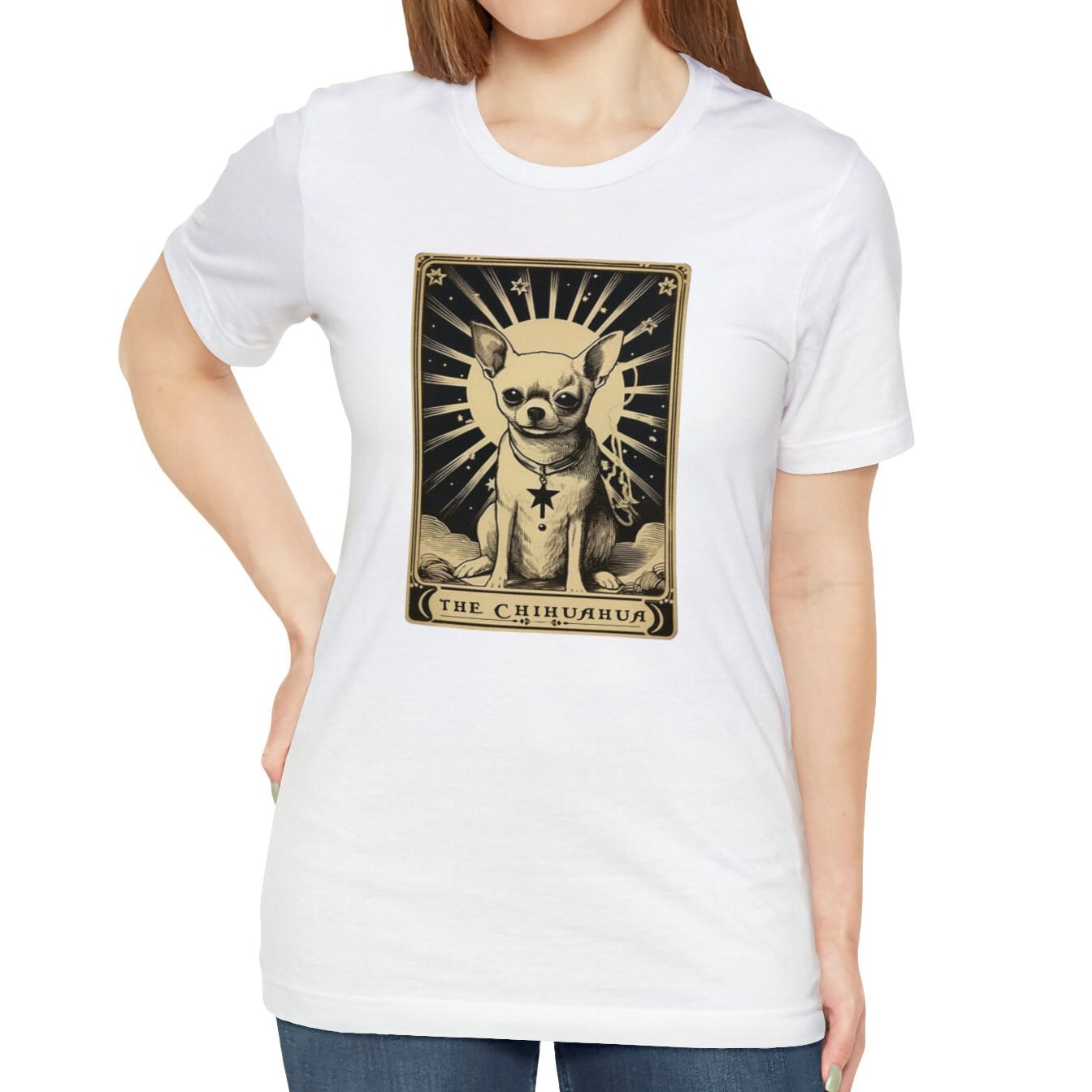 Chihuahua Vintage Tarot Card Shirt