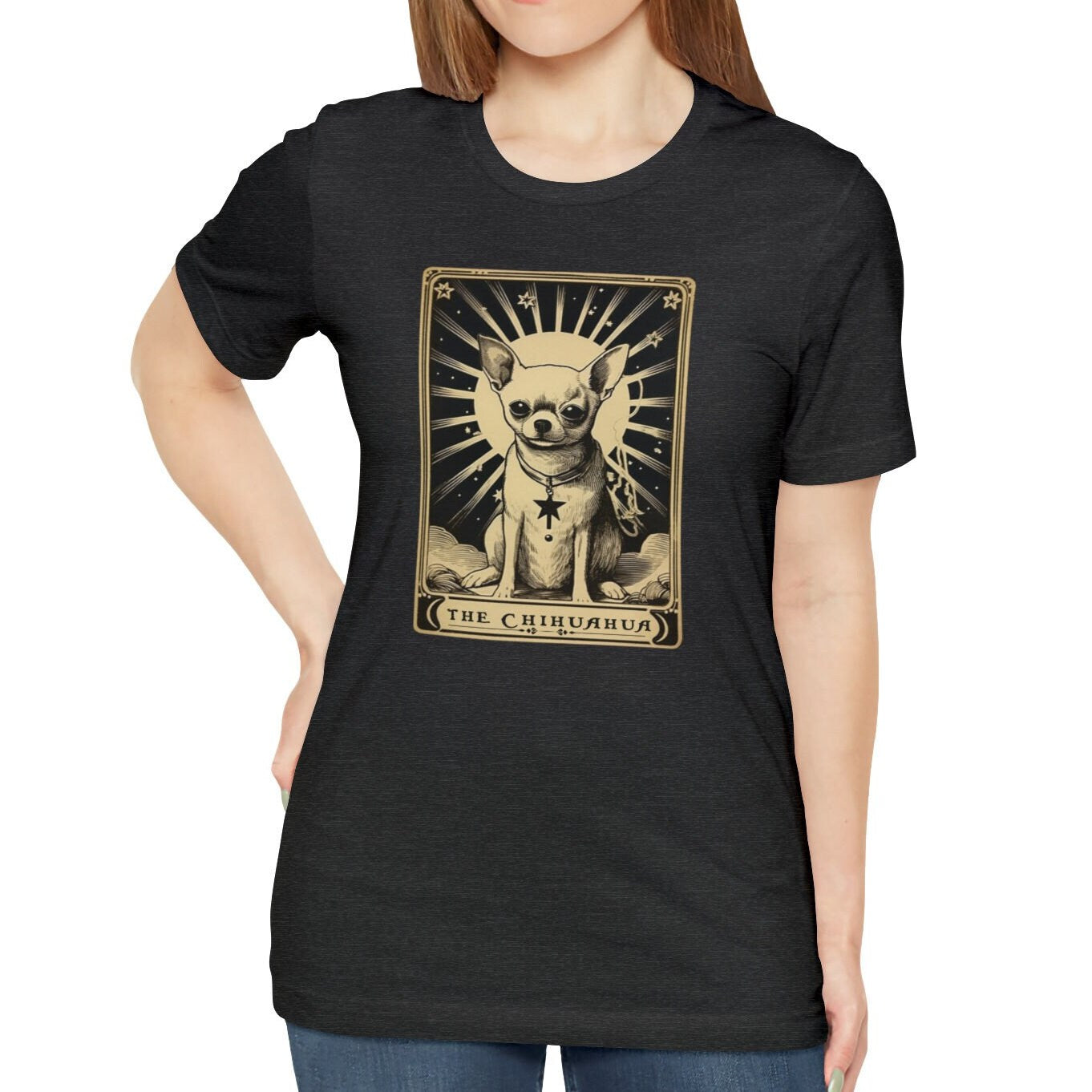 Chihuahua Vintage Tarot Card Shirt