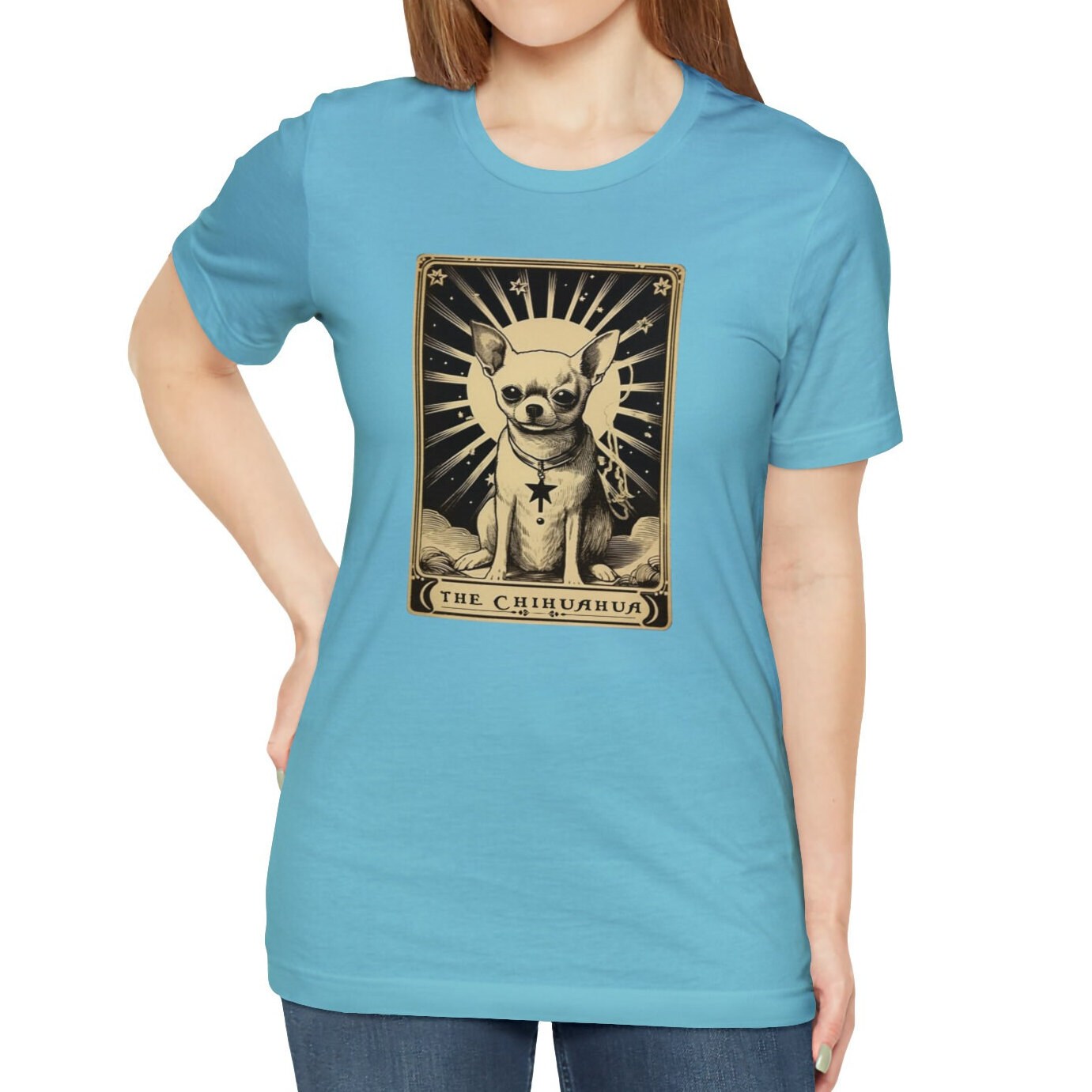 Chihuahua Vintage Tarot Card Shirt