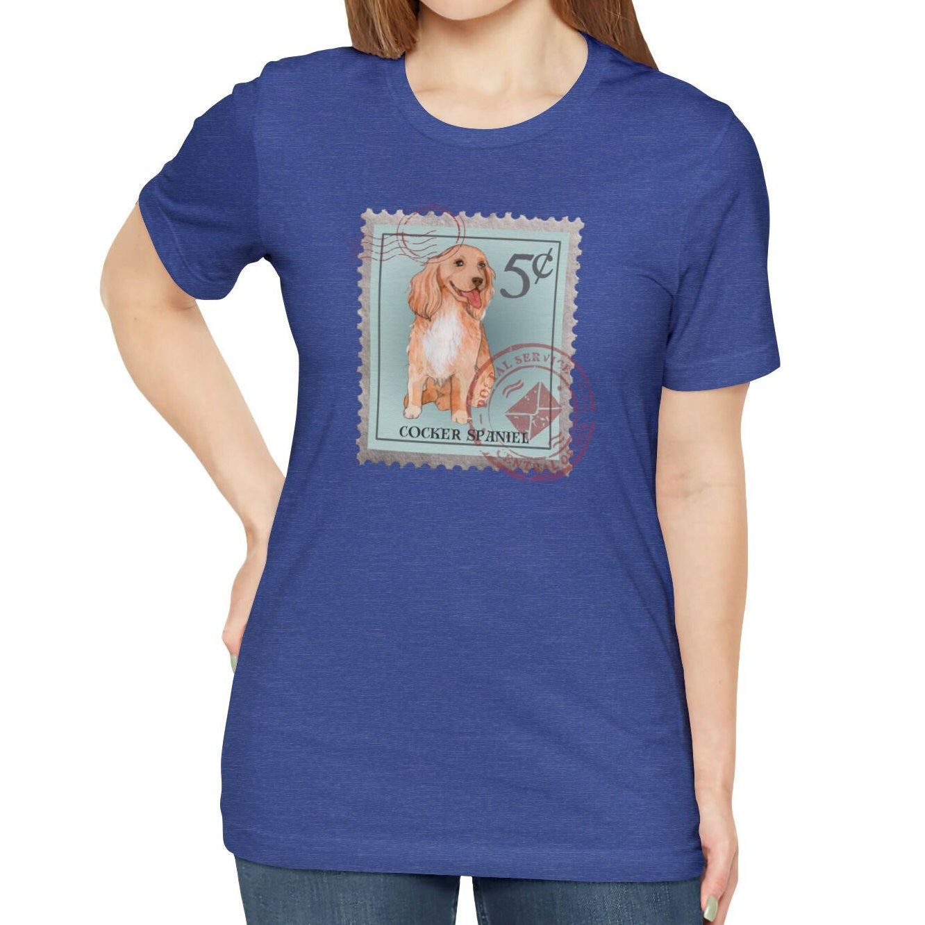 Cocker Spaniel Postage Stamp Shirt