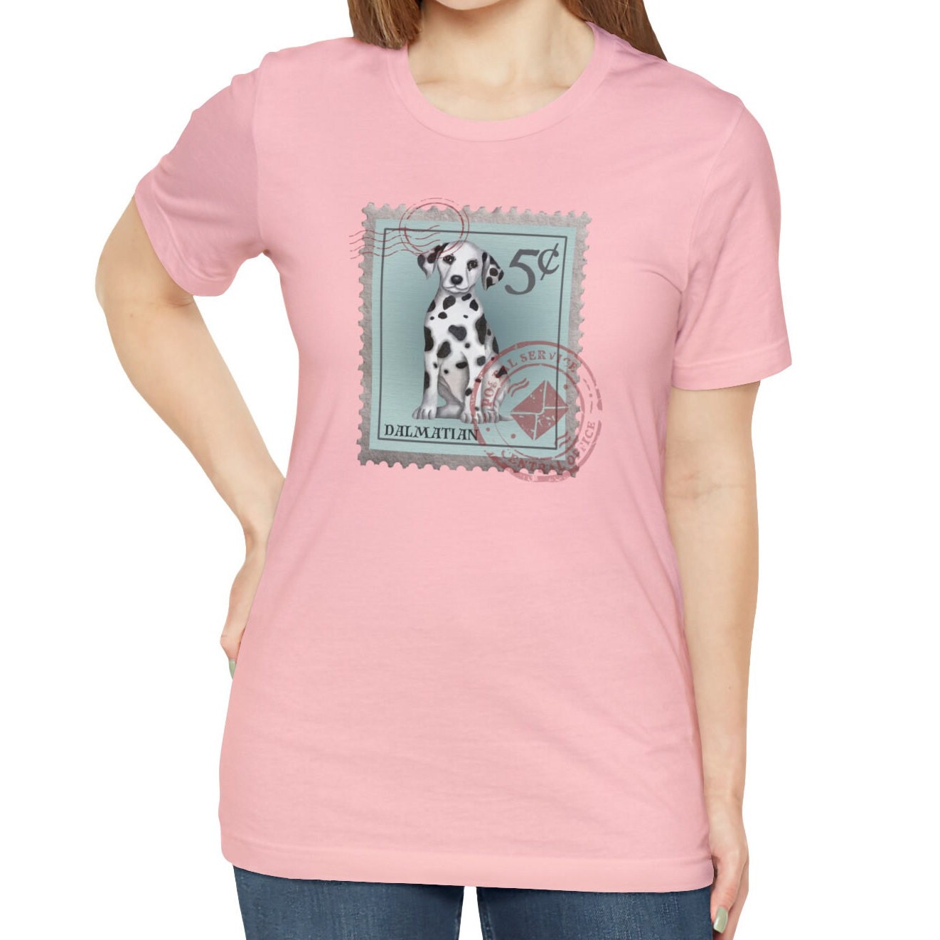 Dalmatian Dog Postage Stamp Shirt