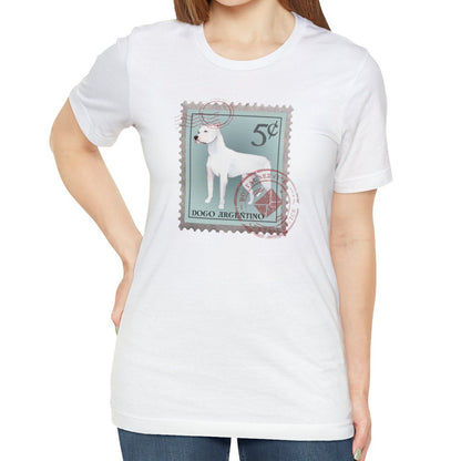 Dogo Argentino Dog Postage Stamp Shirt