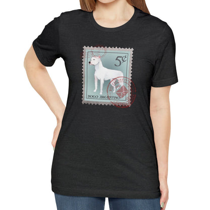 Dogo Argentino Dog Postage Stamp Shirt