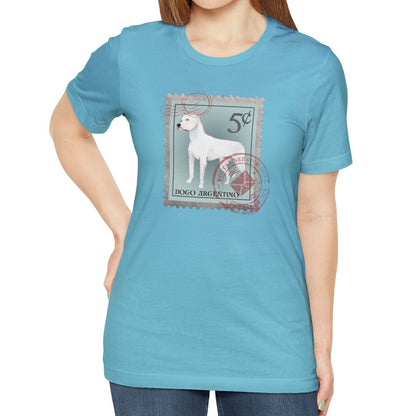 Dogo Argentino Dog Postage Stamp Shirt