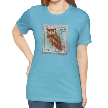 Owl Shirt Postage Stamp