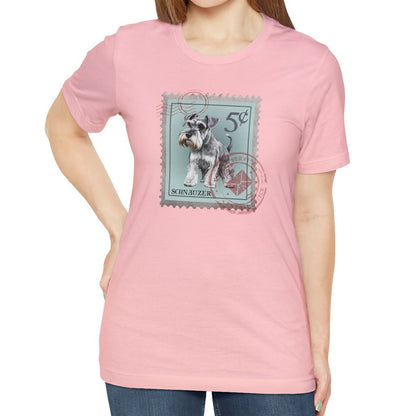 Schnauzer Postage Stamp Dog Shirt