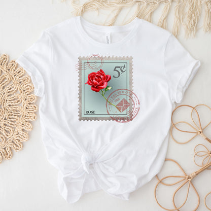 June Birth Month Flower Shirt, Rose