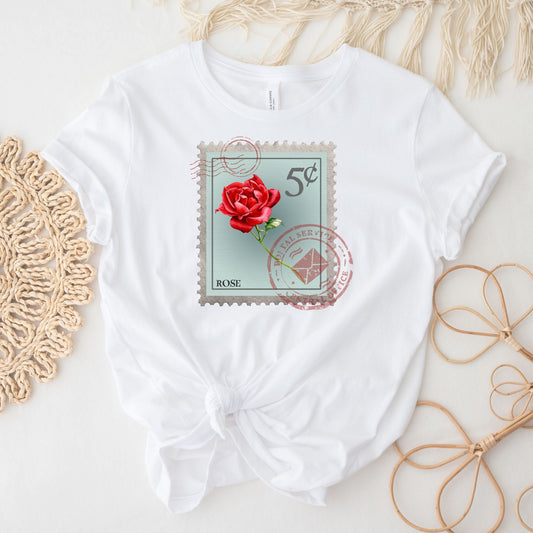 June Birth Month Flower Shirt, Rose