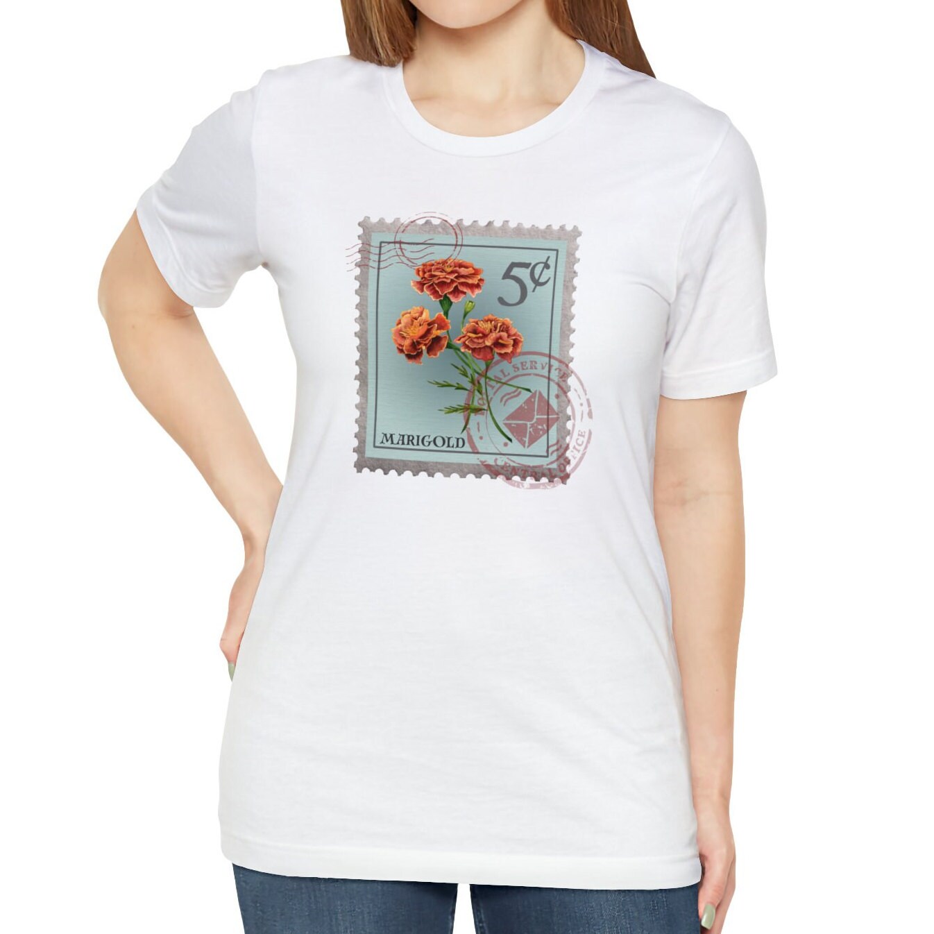 October Birth Month Flower Shirt, Marigold