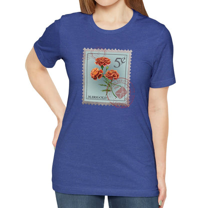 October Birth Month Flower Shirt, Marigold