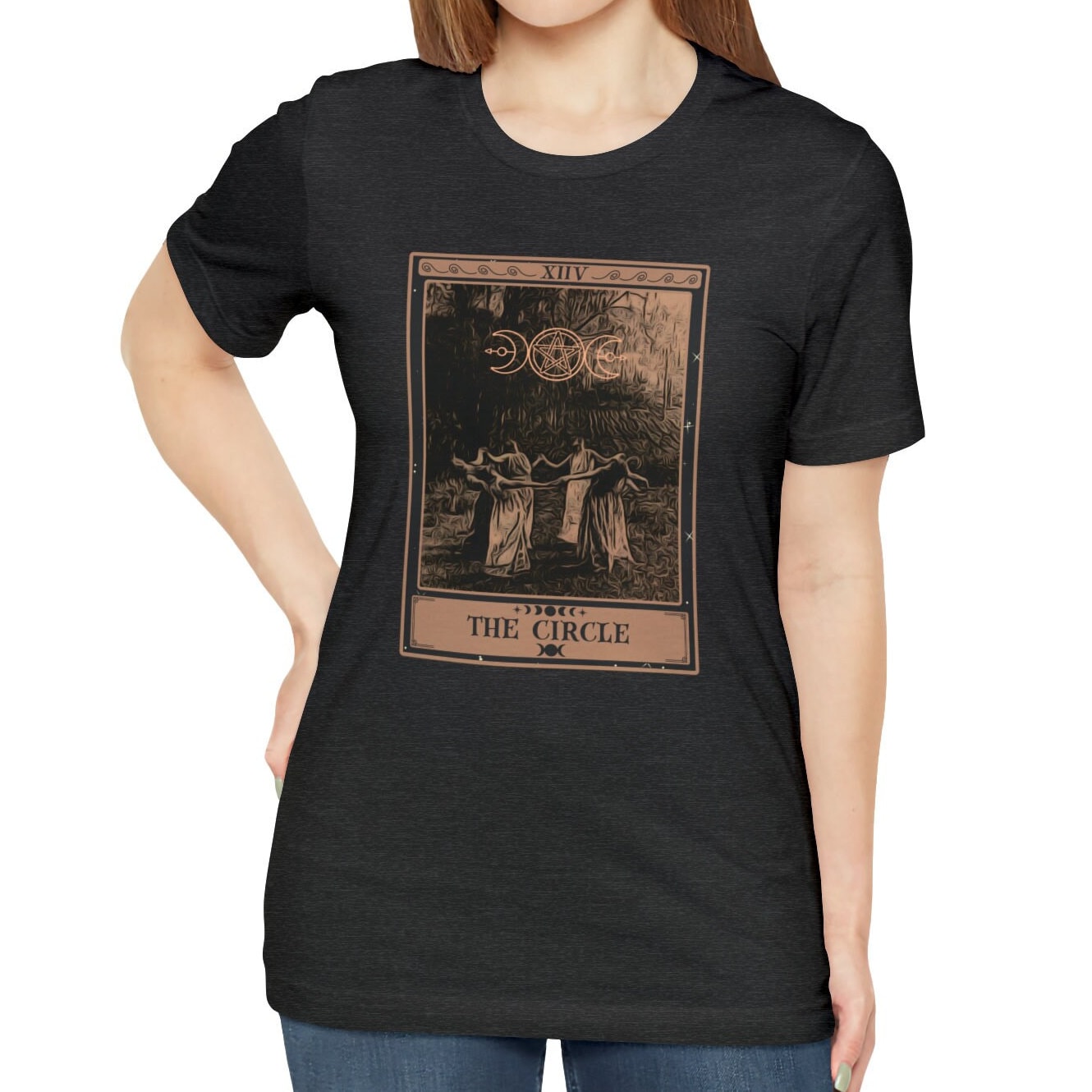 Circle of Witches Tarot Card T-Shirt