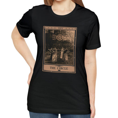 Circle of Witches Tarot Card T-Shirt