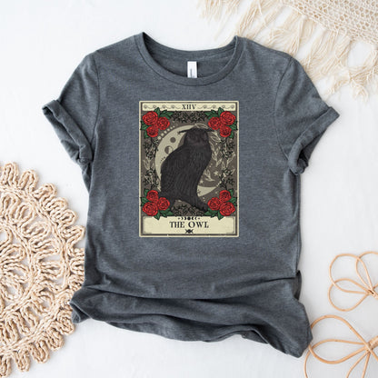 Owl Tarot Card Shirt, Bird Lover