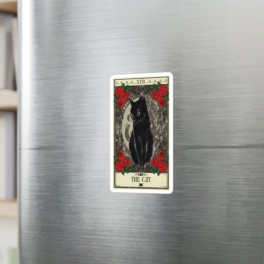 Cat Tarot Card Sticker 3" x 4"