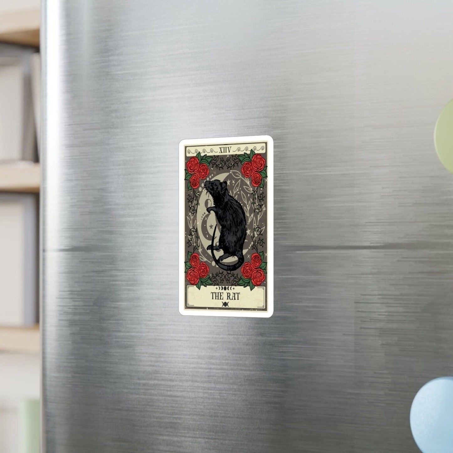 The Rat Tarot Card Sticker, 3" x 4"