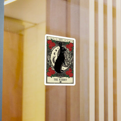 Rabbit Tarot Card Sticker, 3" x 4"